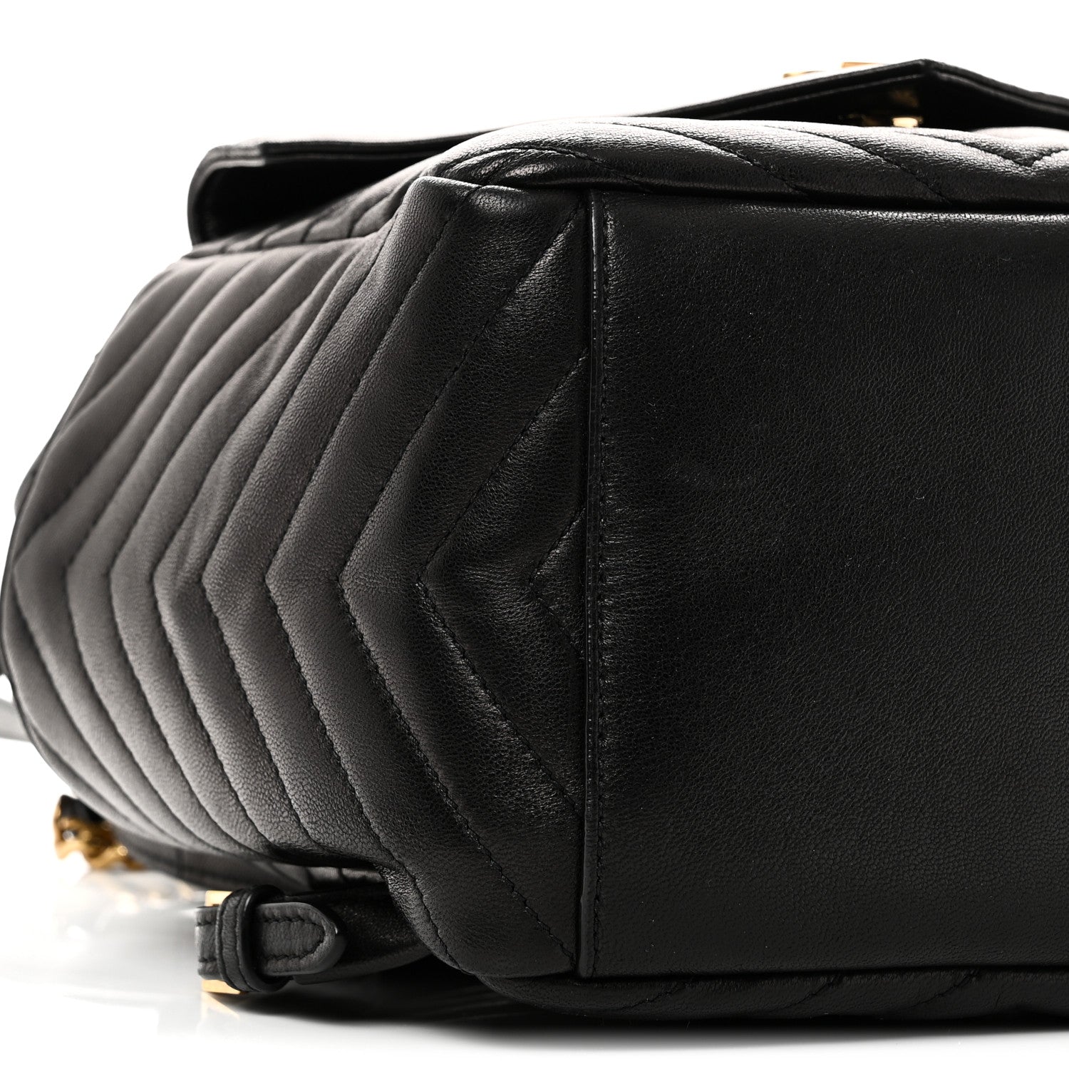 Lambskin Matelasse Monogram Joe Backpack Black