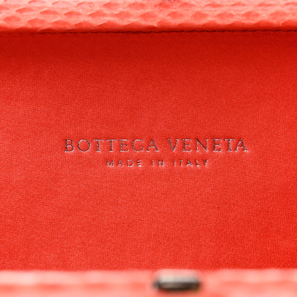 Satin Intreccio Impero Ayers Knot Clutch Magma