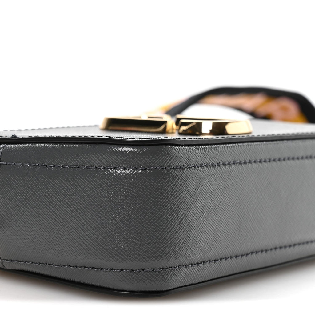 Saffiano Small Snapshot Camera Black Mulitcolor