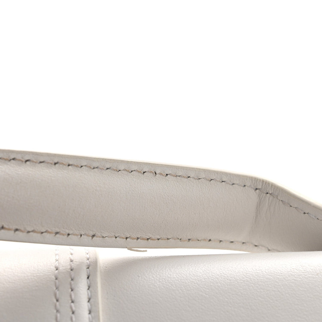 Smooth Calfskin Le Bambino White