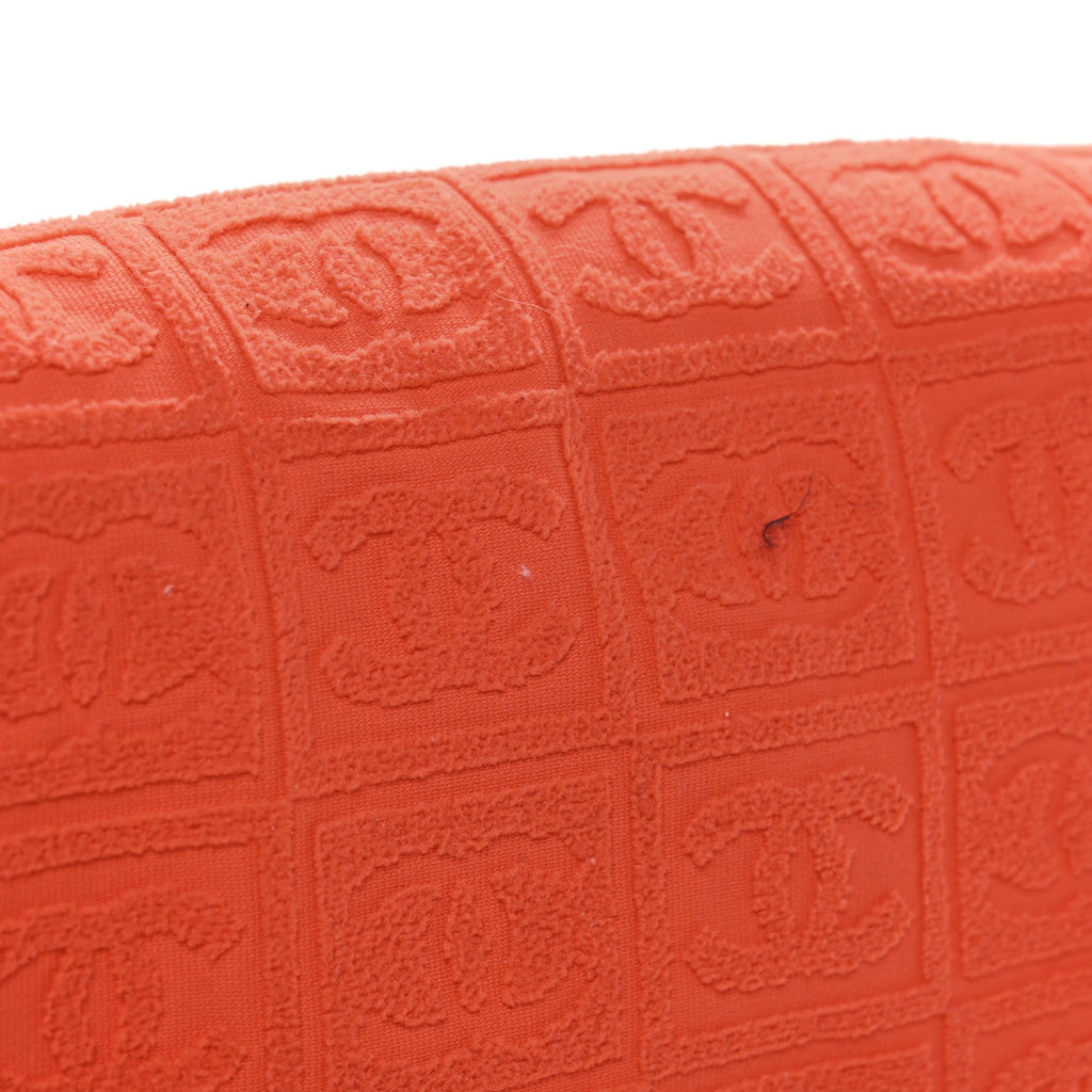 Terry Cloth CC Medium Single Flap Orange