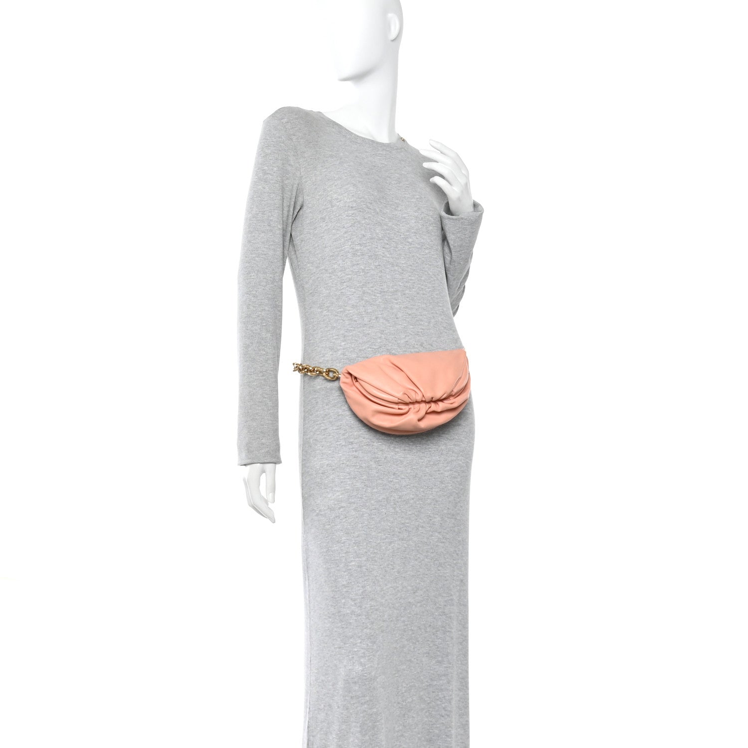 Nappa The Belt Chain Pouch Peachy