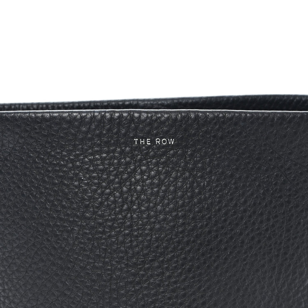 Grained Calfskin Small N/S Park Tote Black