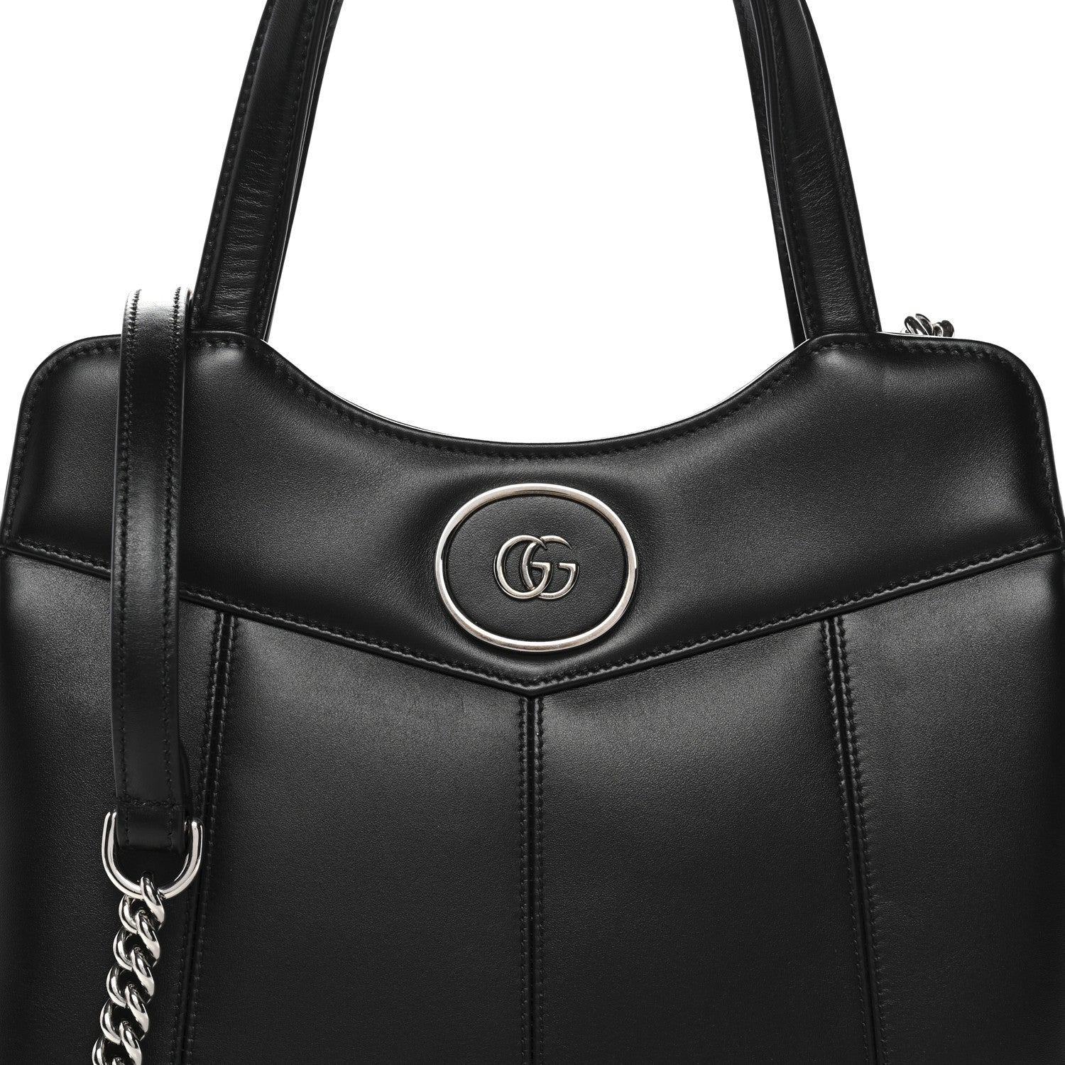 Calfskin Petite GG Small Tote Bag Black