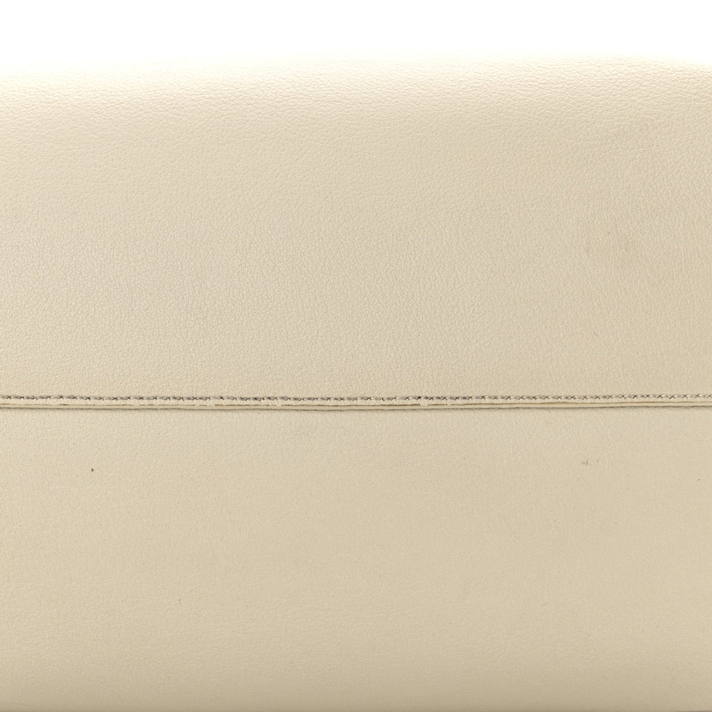 Calfskin Large Shopping Tote Porcellana