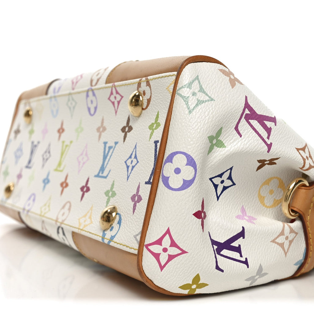 Monogram Multicolor Beverly MM White