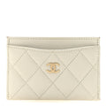 Caviar Quilted  Holder White