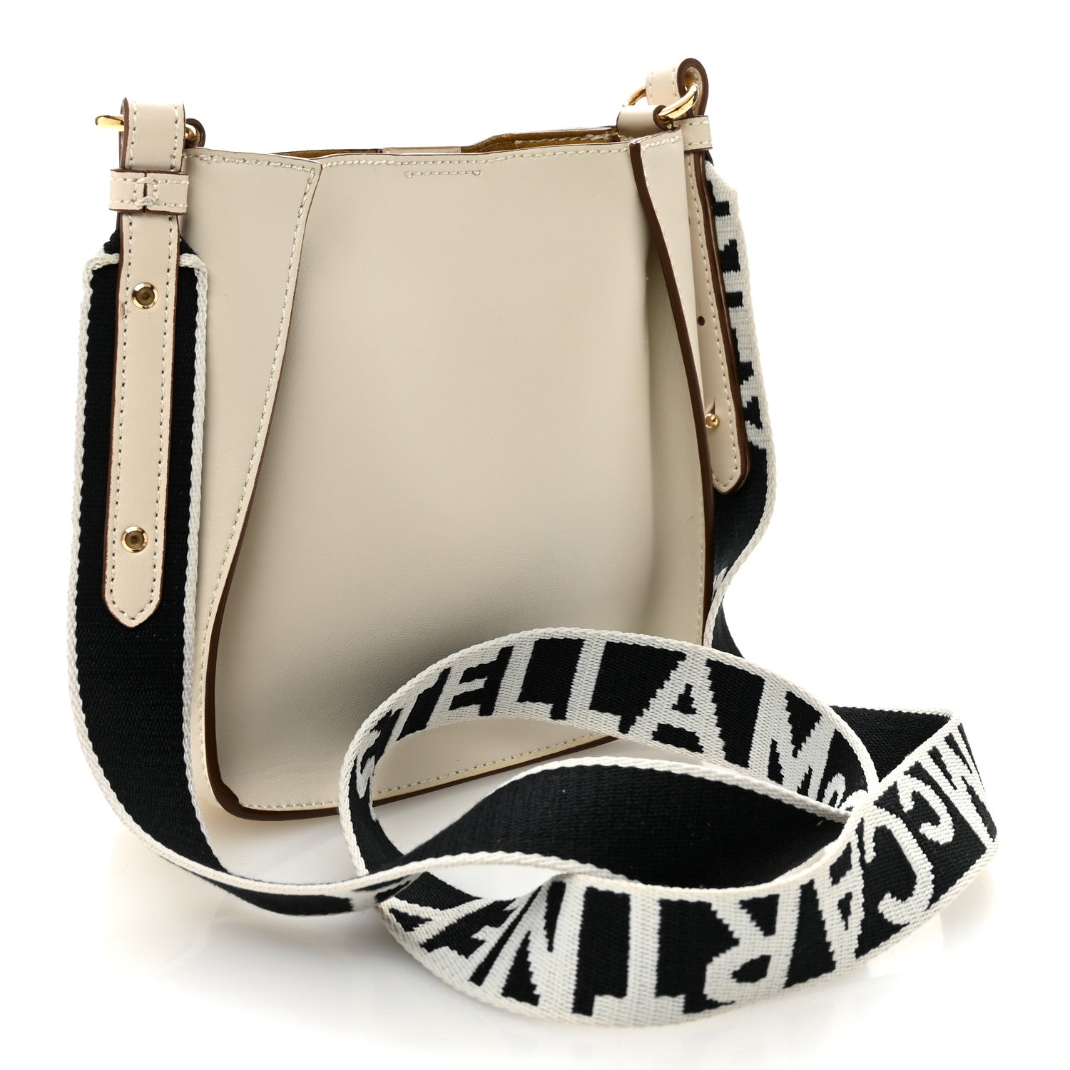 Eco Alter Nappa Perforated Logo Tiny Crossbody White
