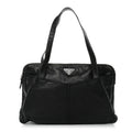 Nappa Pocket Satchel Black
