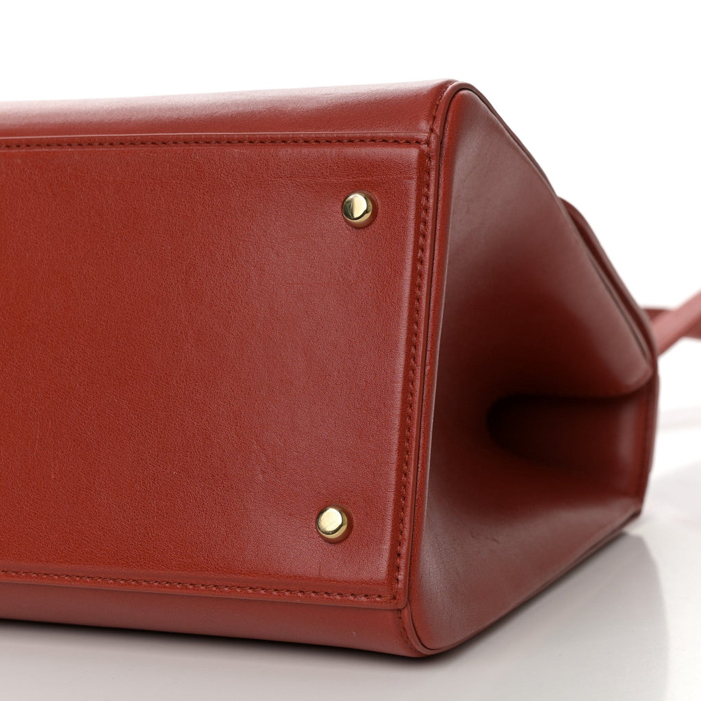 Calfskin Medium Desiree Shoulder Bag Red