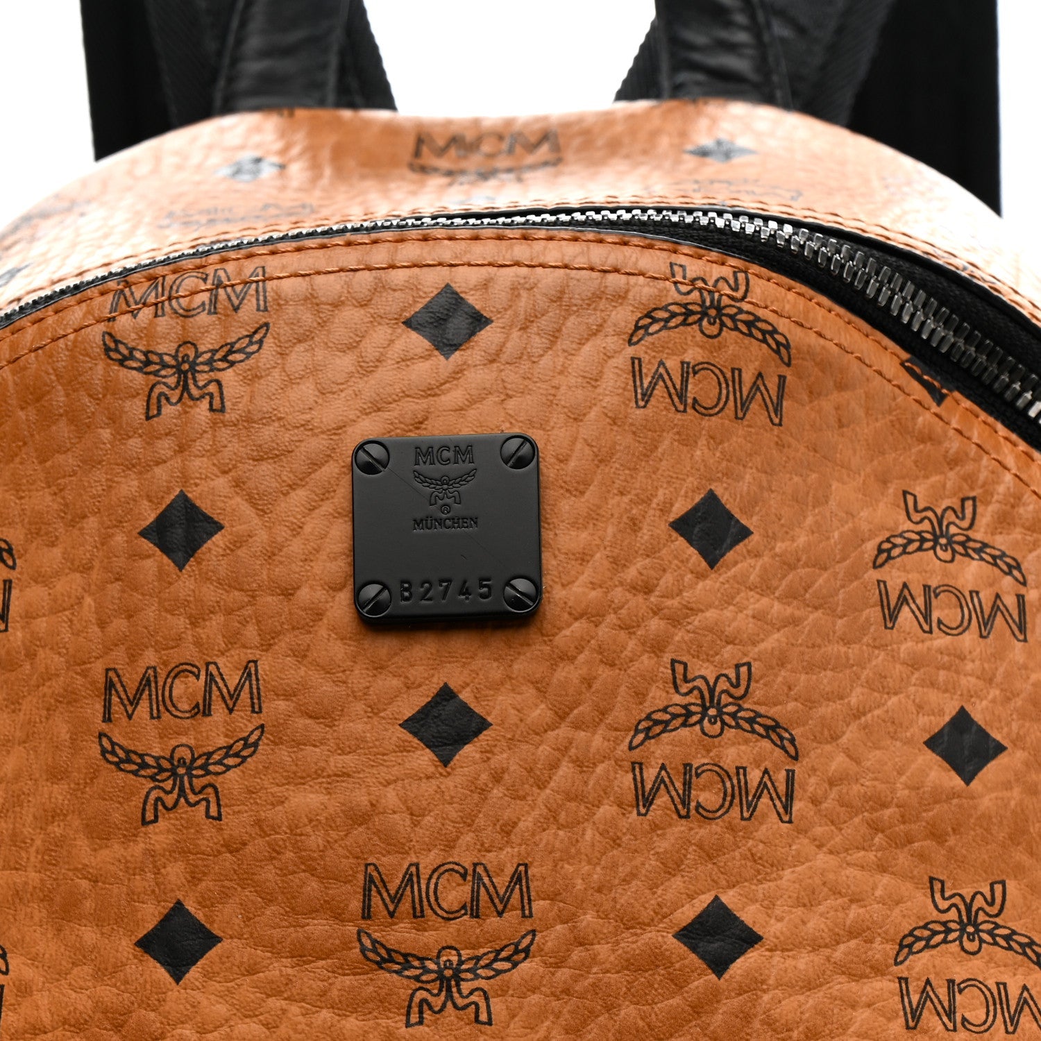 Visetos Small Stark Backpack Cognac Black