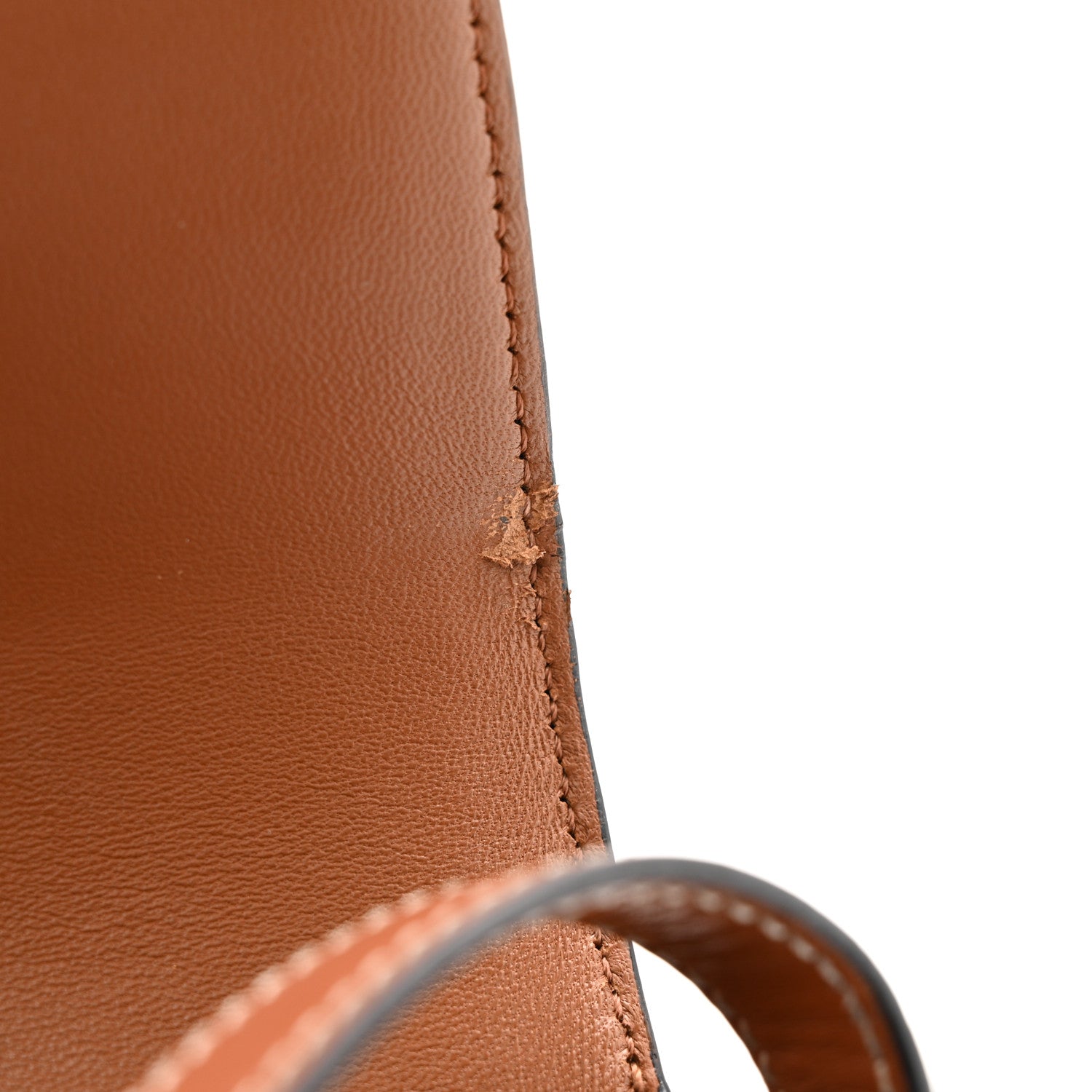 Canvas Calfskin Triomphe Shoulder Bag Tan
