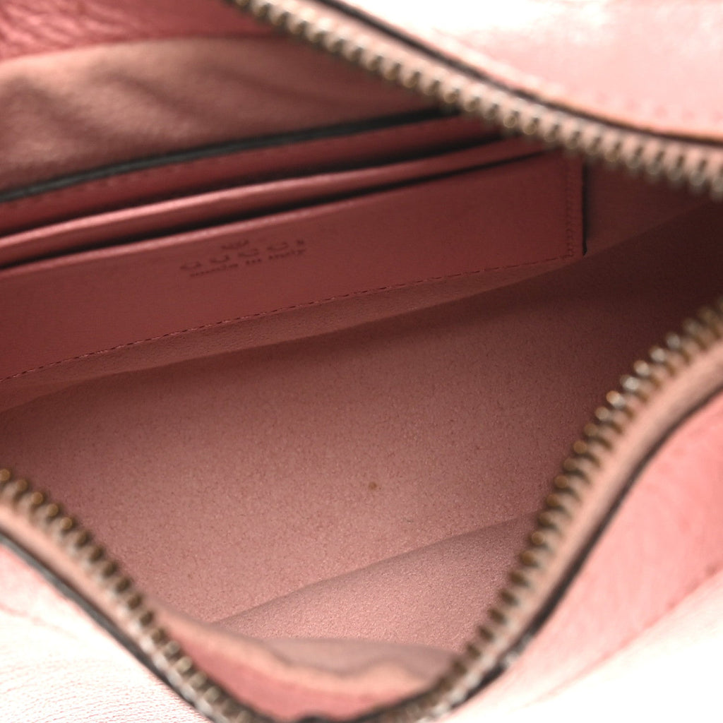 Goatskin Small Aphrodite Shoulder Bag Wild Rose