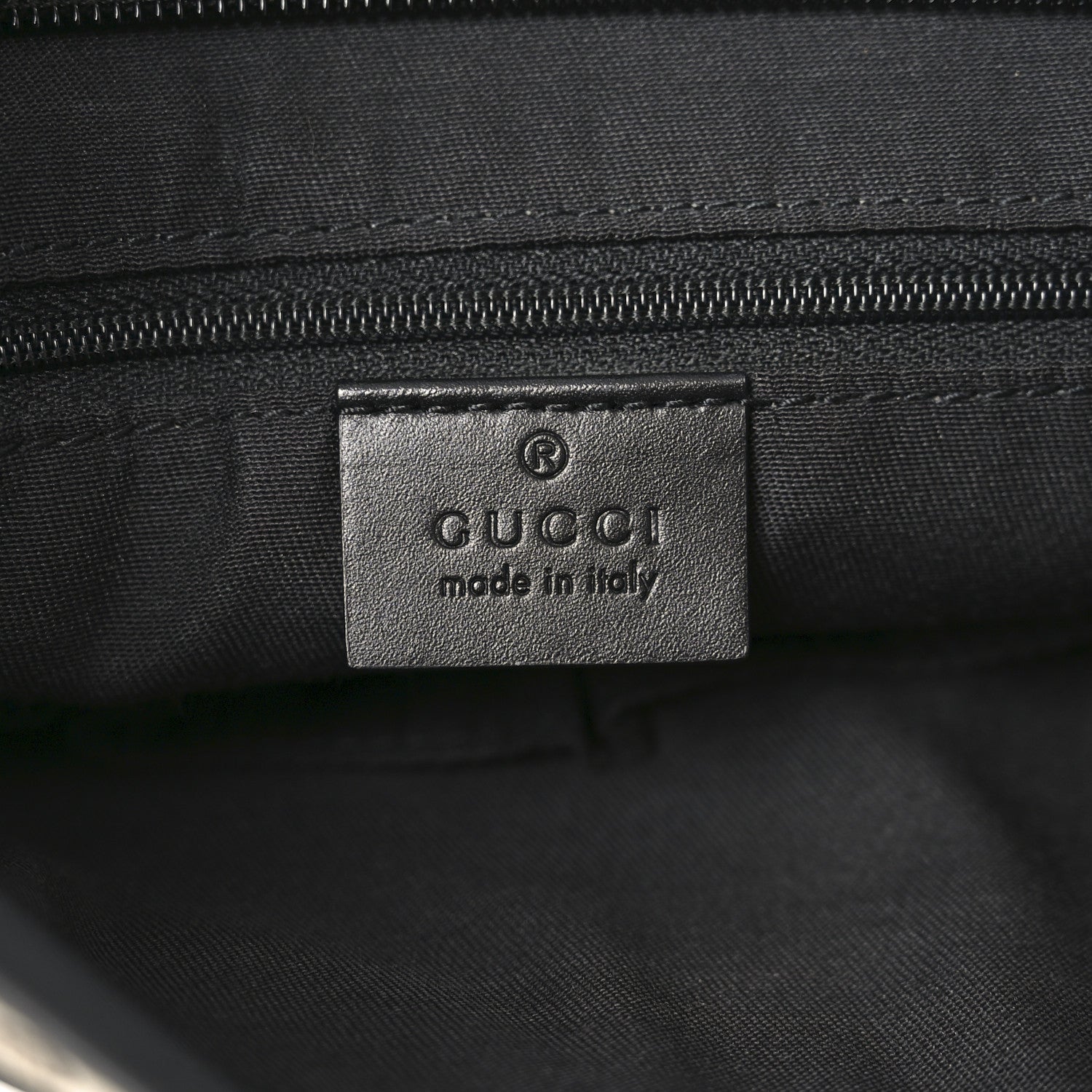 GG Monogram Web Flat Messenger Bag Black