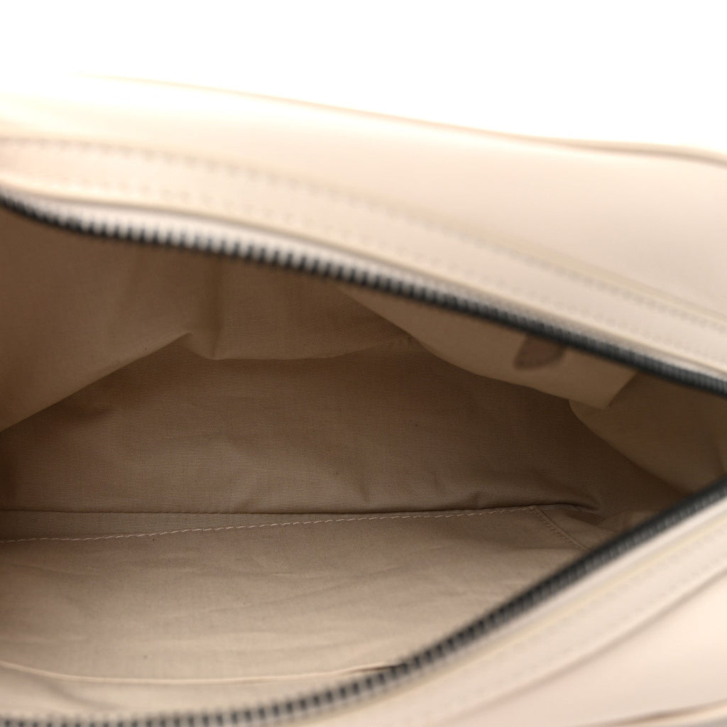 Perforated Calfskin Leggero Intrecciato Belt Bag Mist Plaster