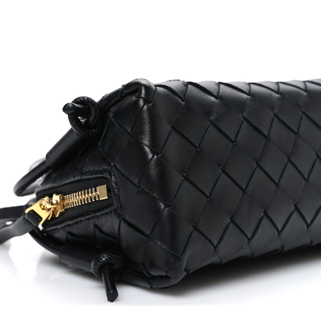Nappa Intrecciato Concert Pouch Black