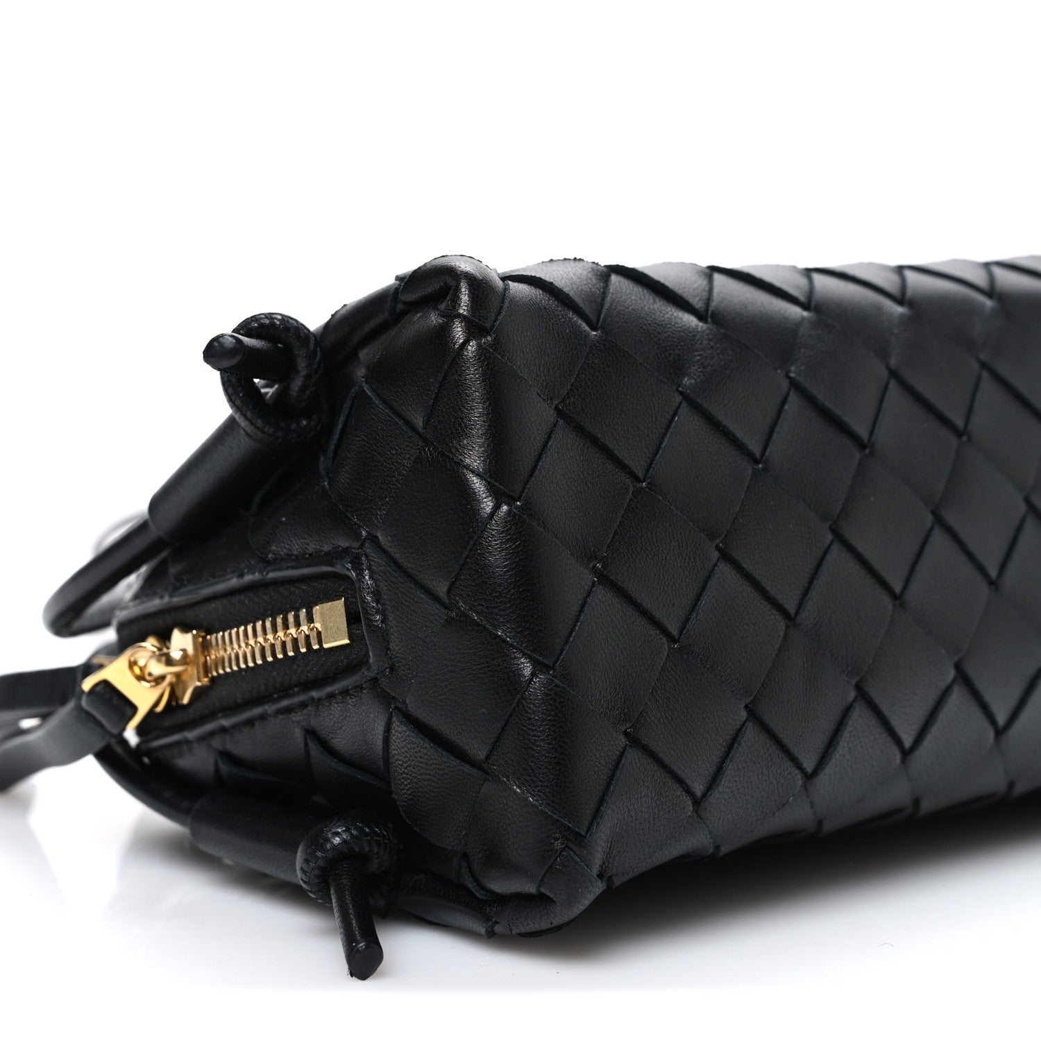 Nappa Intrecciato Concert Pouch Black