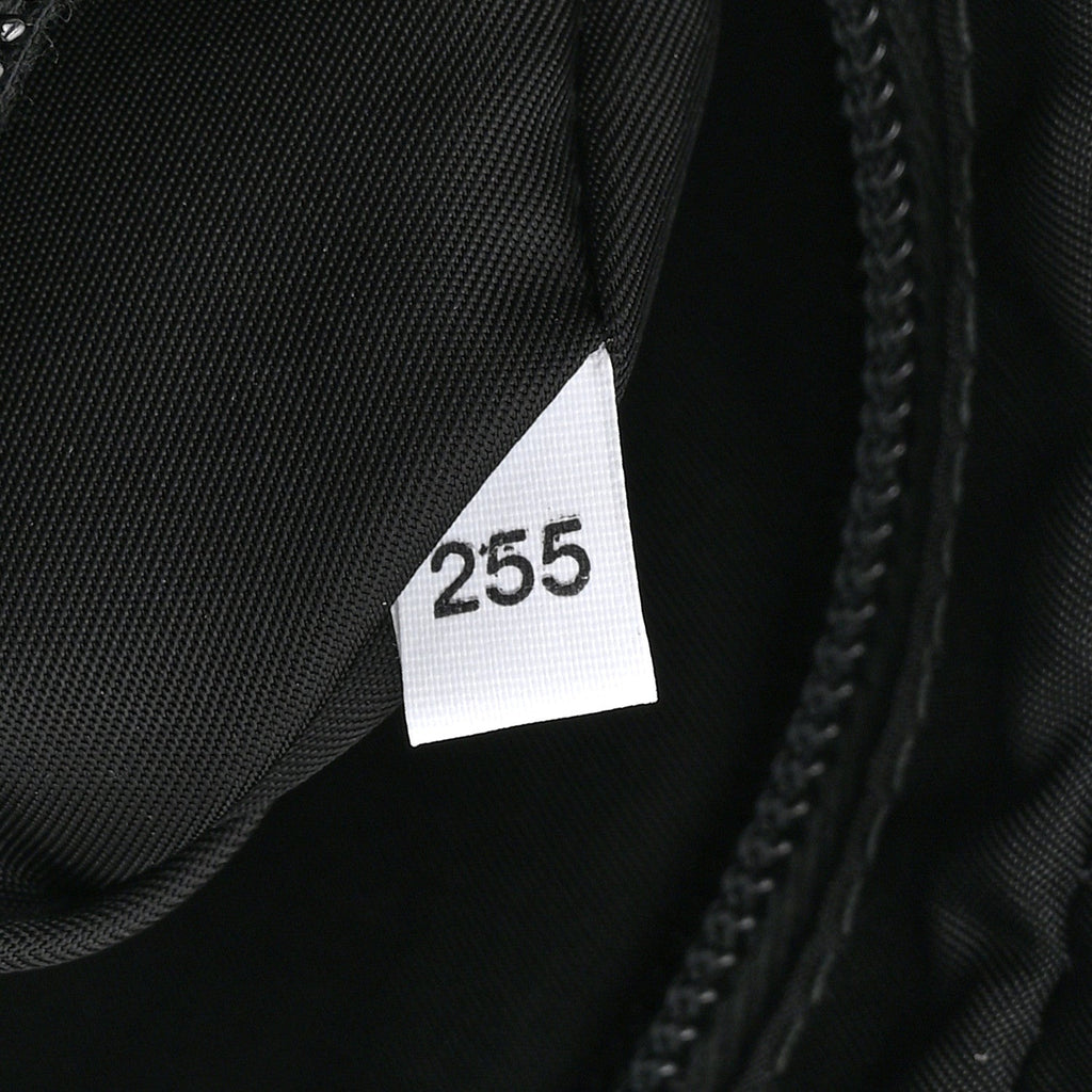 Re-Nylon Saffiano Belt Bag L Black