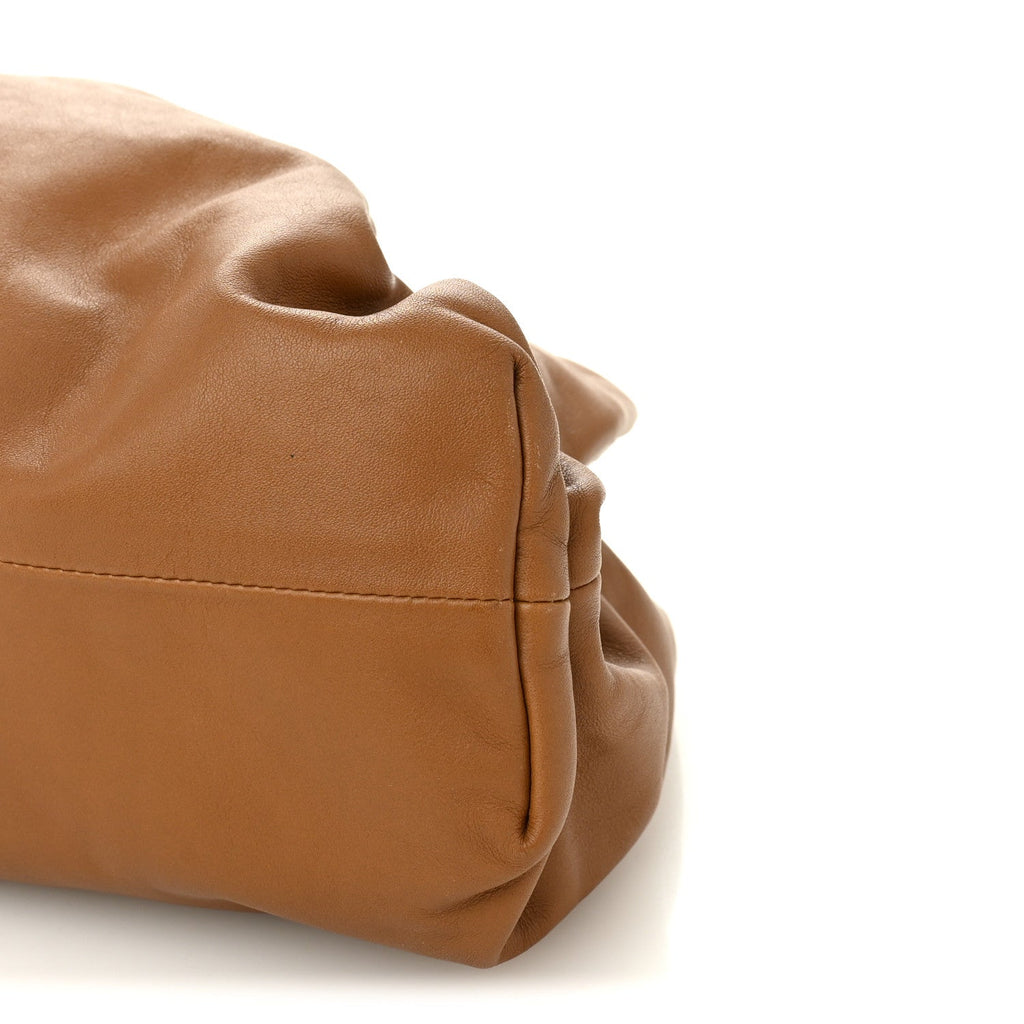 Smooth Butter Calf The Pouch Oversized Clutch Cammello