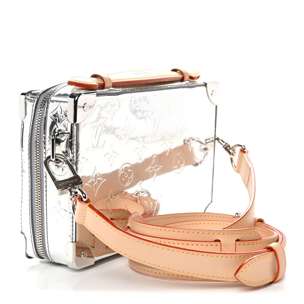 Monogram Mirror Handle Trunk Silver