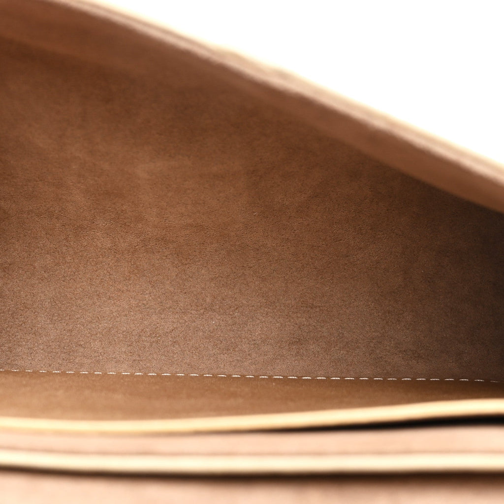 Metallic Calfskin Love Note Gold Silver
