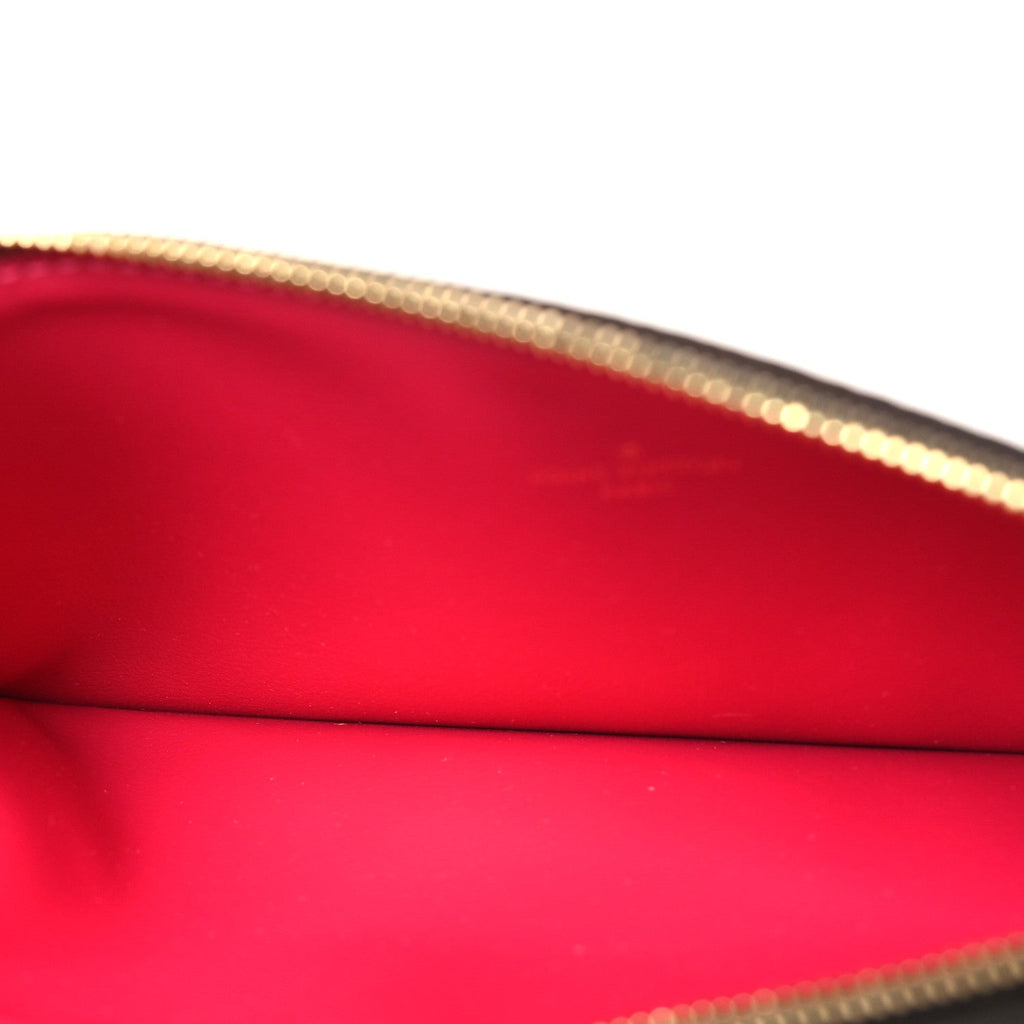 Monogram Felicie Chain Wallet Zippered Insert Fuchsia