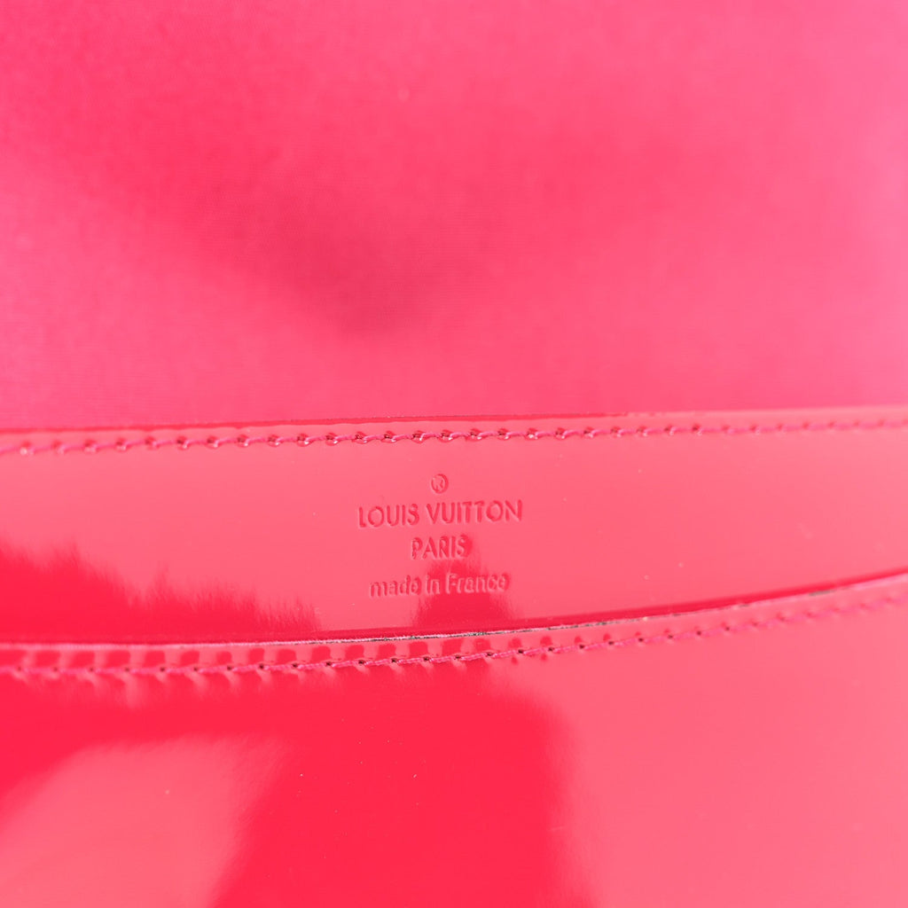 Patent Louise Clutch Rose Indien