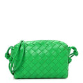 Nappa Intrecciato Mini Loop Camera Bag Parakeet