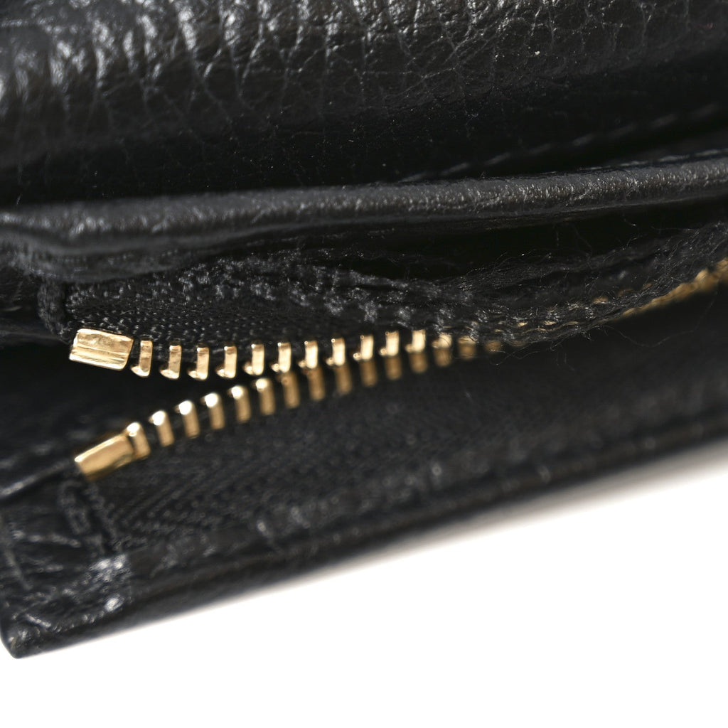 Dollar Calfskin GG Supreme Monogram GG Marmont  Case Black Beige Ebony