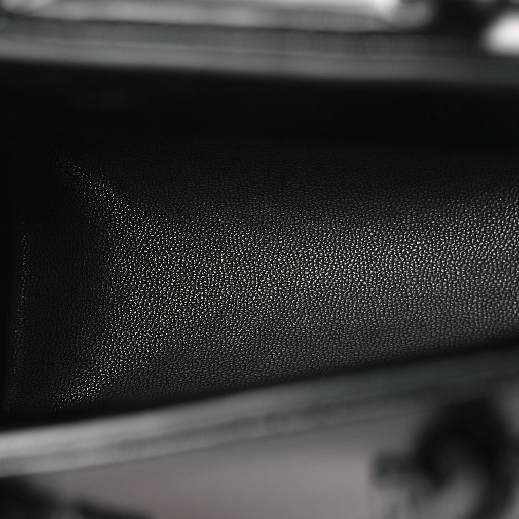 Shiny Lord Calfskin Micro Antigona Black