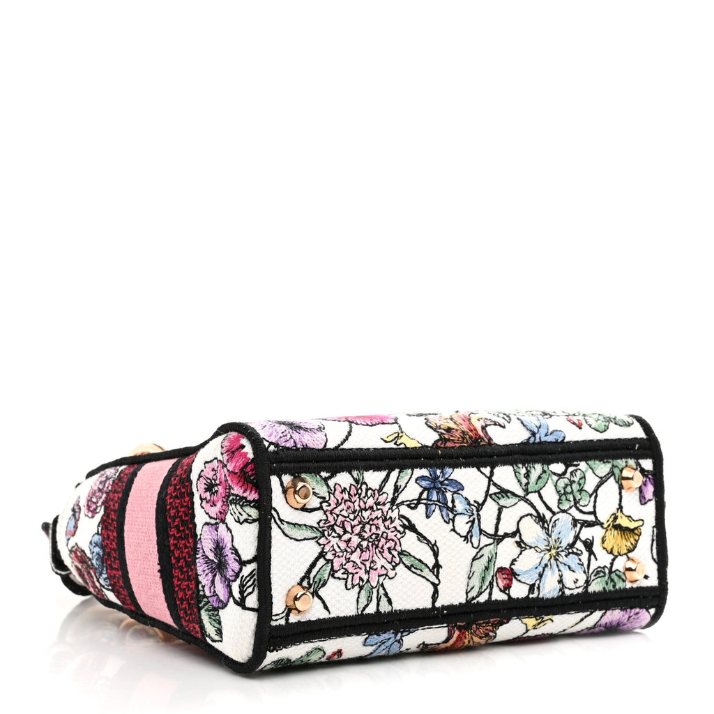 Canvas Florilegio Embroidered Mini Lady D-Lite White Multicolor