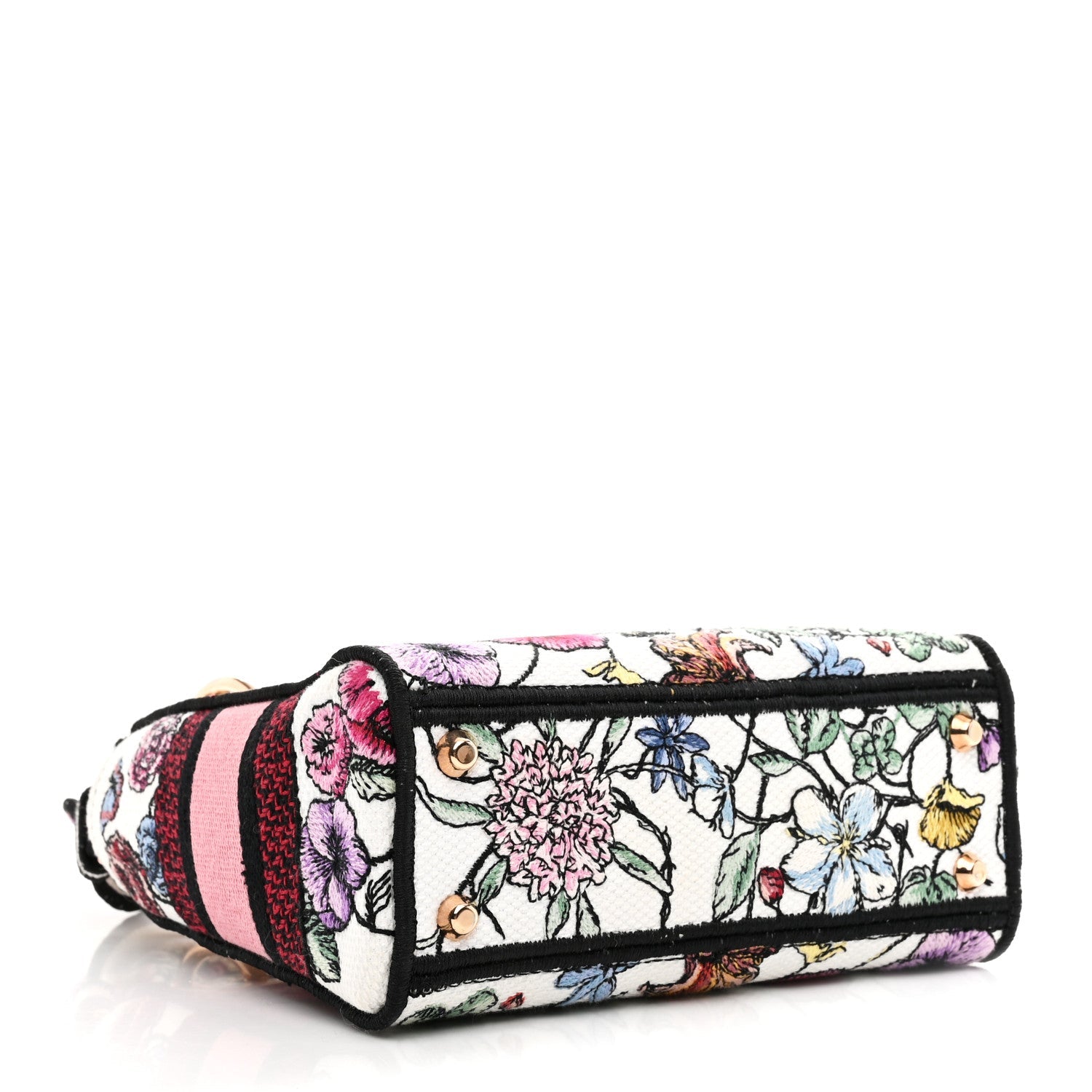 Canvas Florilegio Embroidered Mini Lady D-Lite White Multicolor