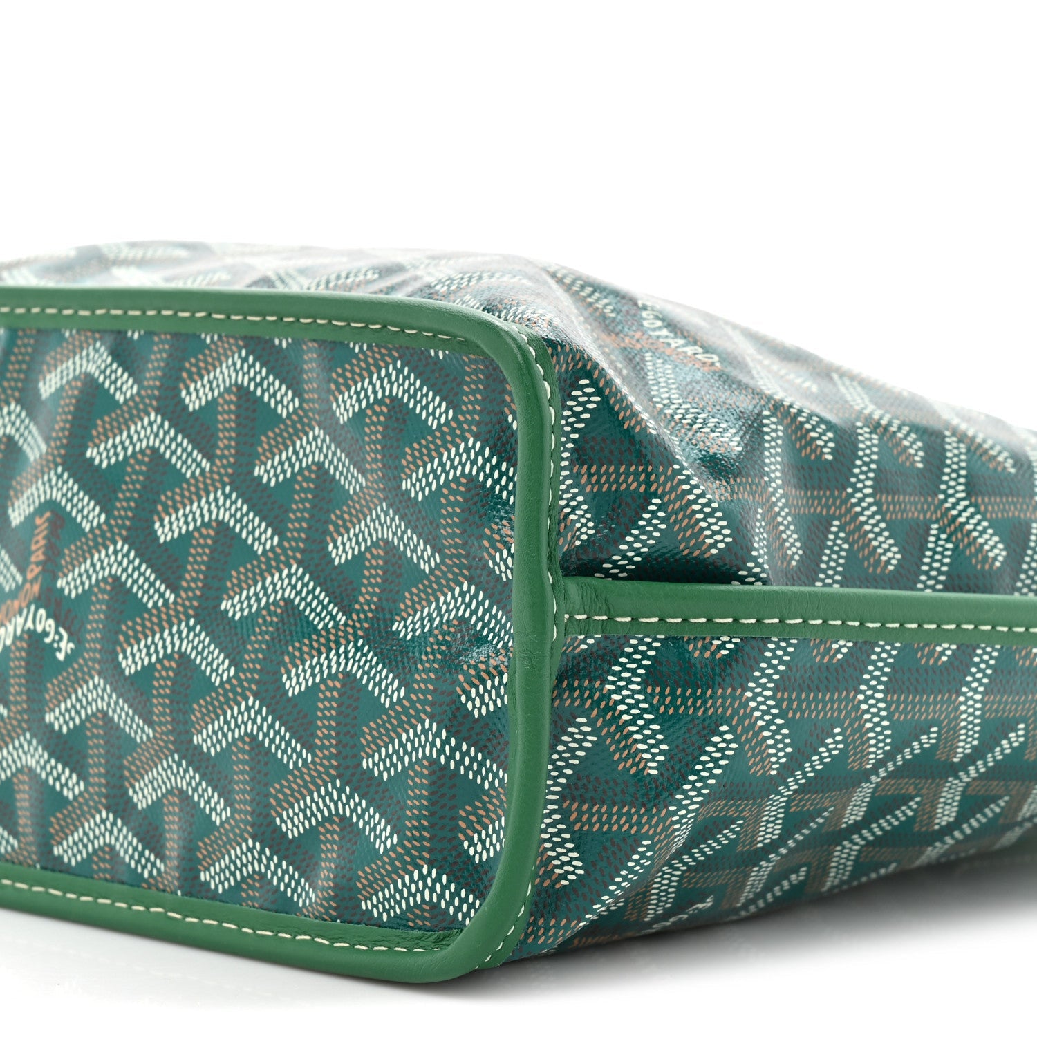 Goyardine Reversible Mini Anjou Green