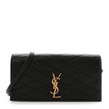 Lambskin Quilted Monogram Kate 99 Black
