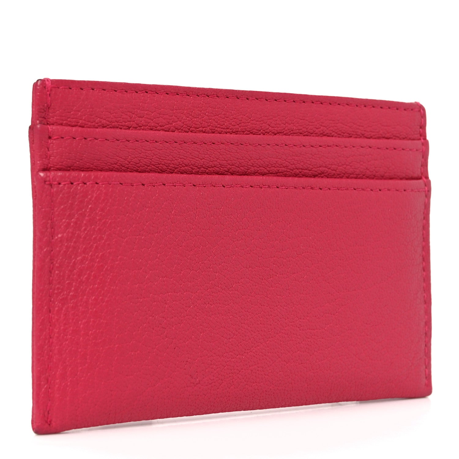 Goatskin Timeless CC  Holder Fuchsia