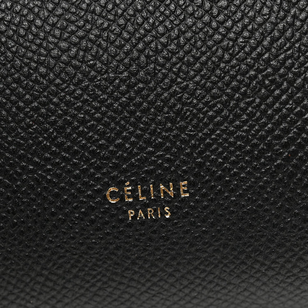 Grained Calfskin Mini Belt Bag Black