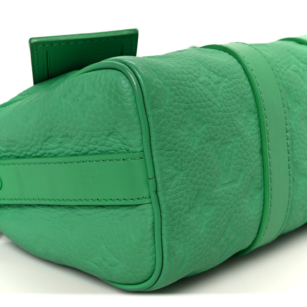 Monogram Taurillon Keepall Bandouliere 25 Minty Green