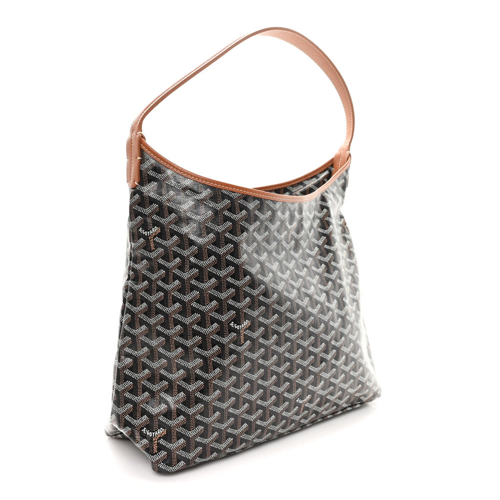 Goyardine Boheme Hobo Black Gold