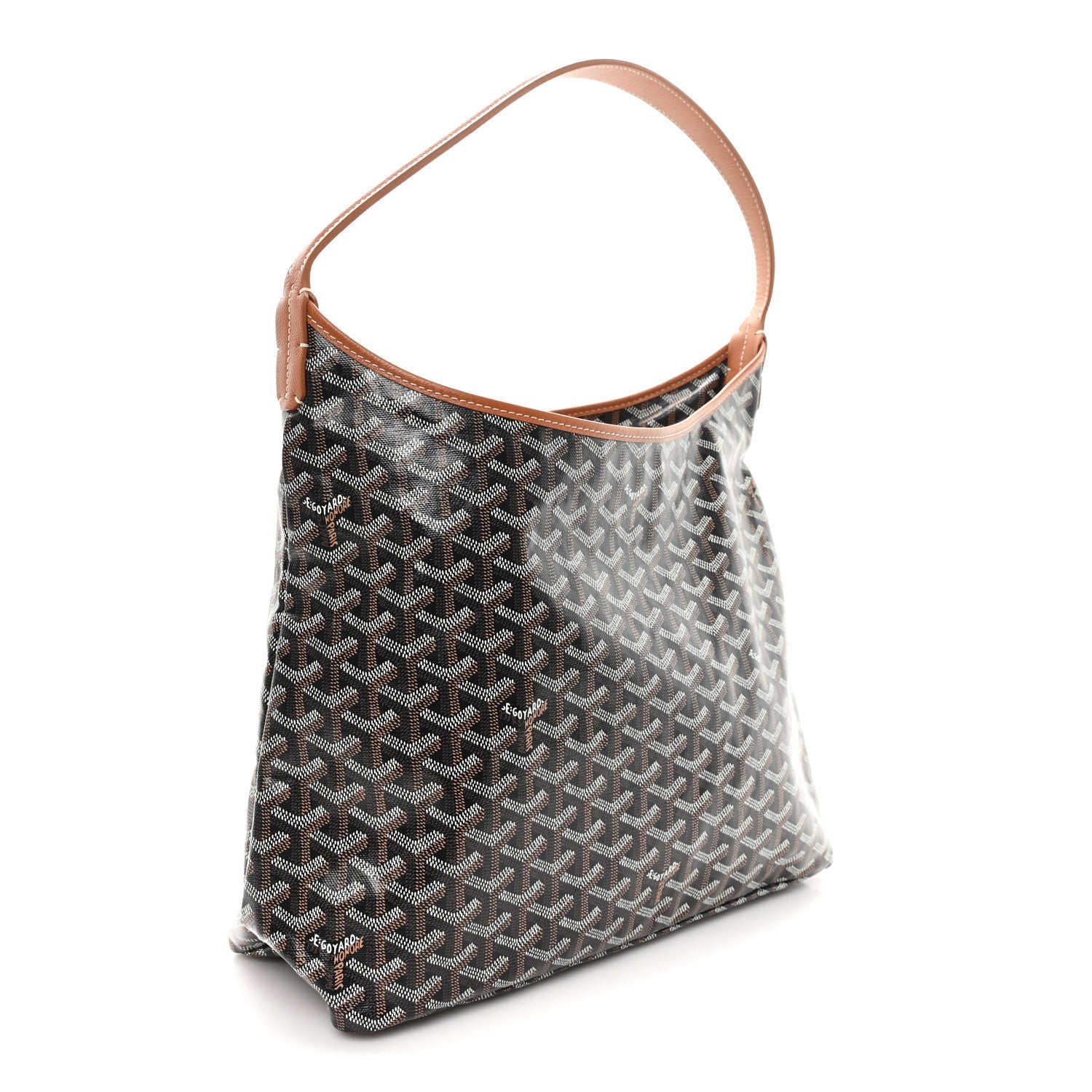 Goyardine Boheme Hobo Black Gold