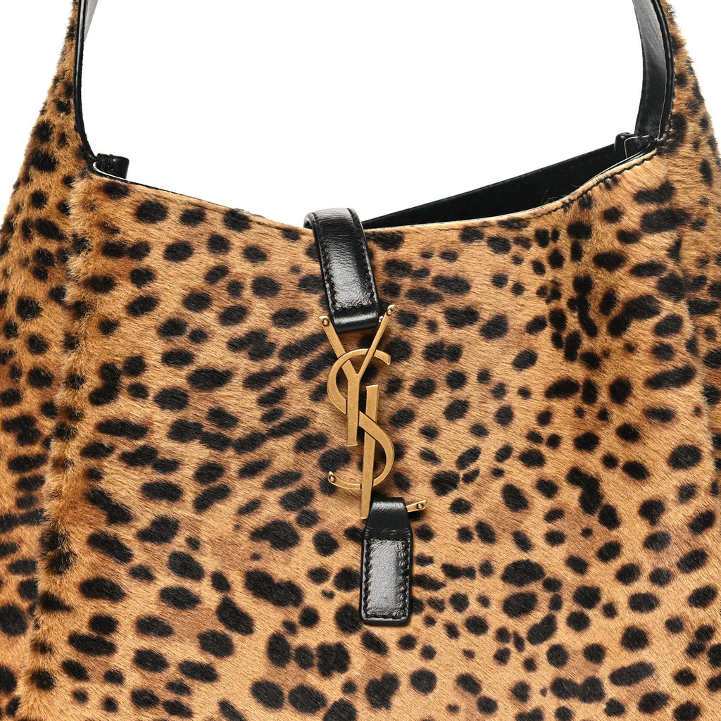 Pony Hair Leopard Print Small Le 5 A 7 Soft Hobo