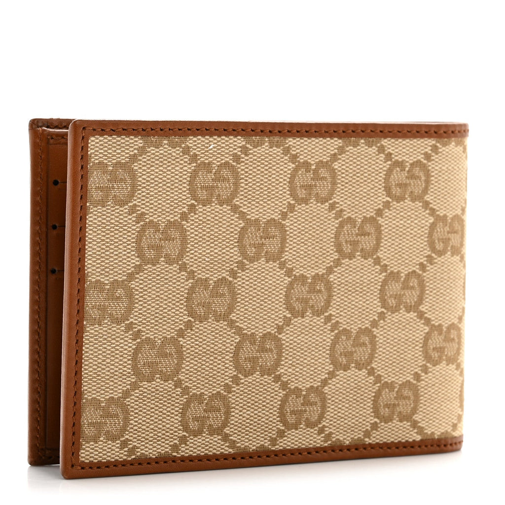Monogram Bi-Fold Wallet Brown