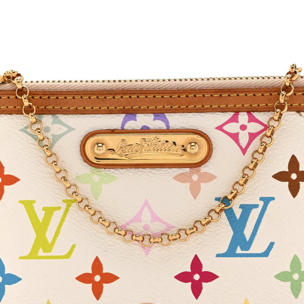 Monogram Multicolor Pochette Milla MM White