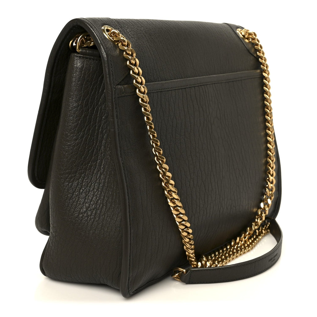 Grained Lambskin Monogram Large Niki Chain Satchel Light Musk