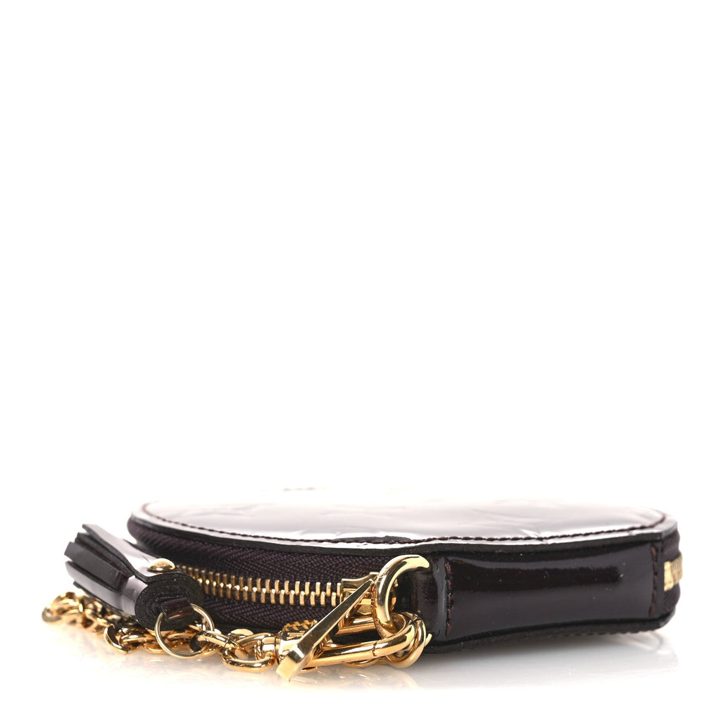 Vernis Chapeau Coin Purse Amarante