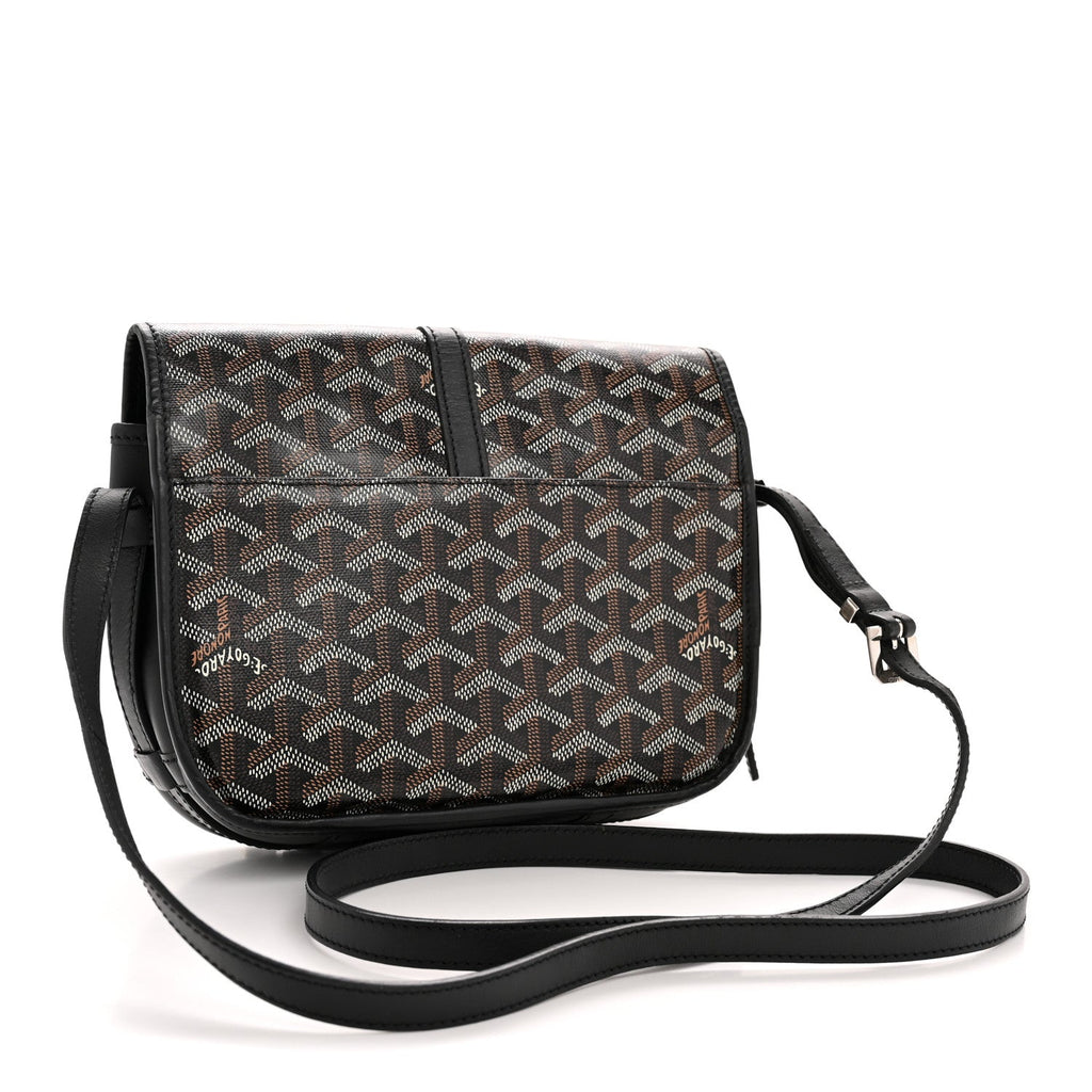 Goyardine Belvedere II PM Messenger Bag Black
