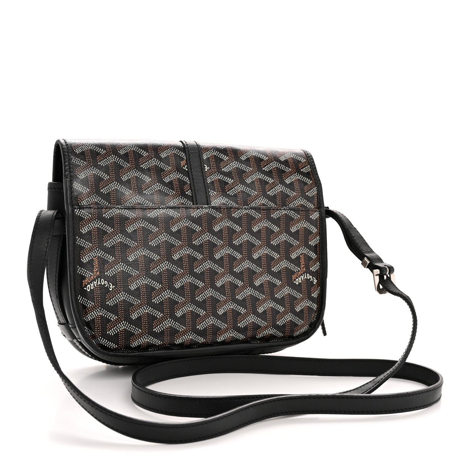 Goyardine Belvedere II PM Messenger Bag Black