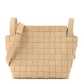 Lambskin Maxi Intrecciato Bowling Cassette Shoulder Bag Porridge