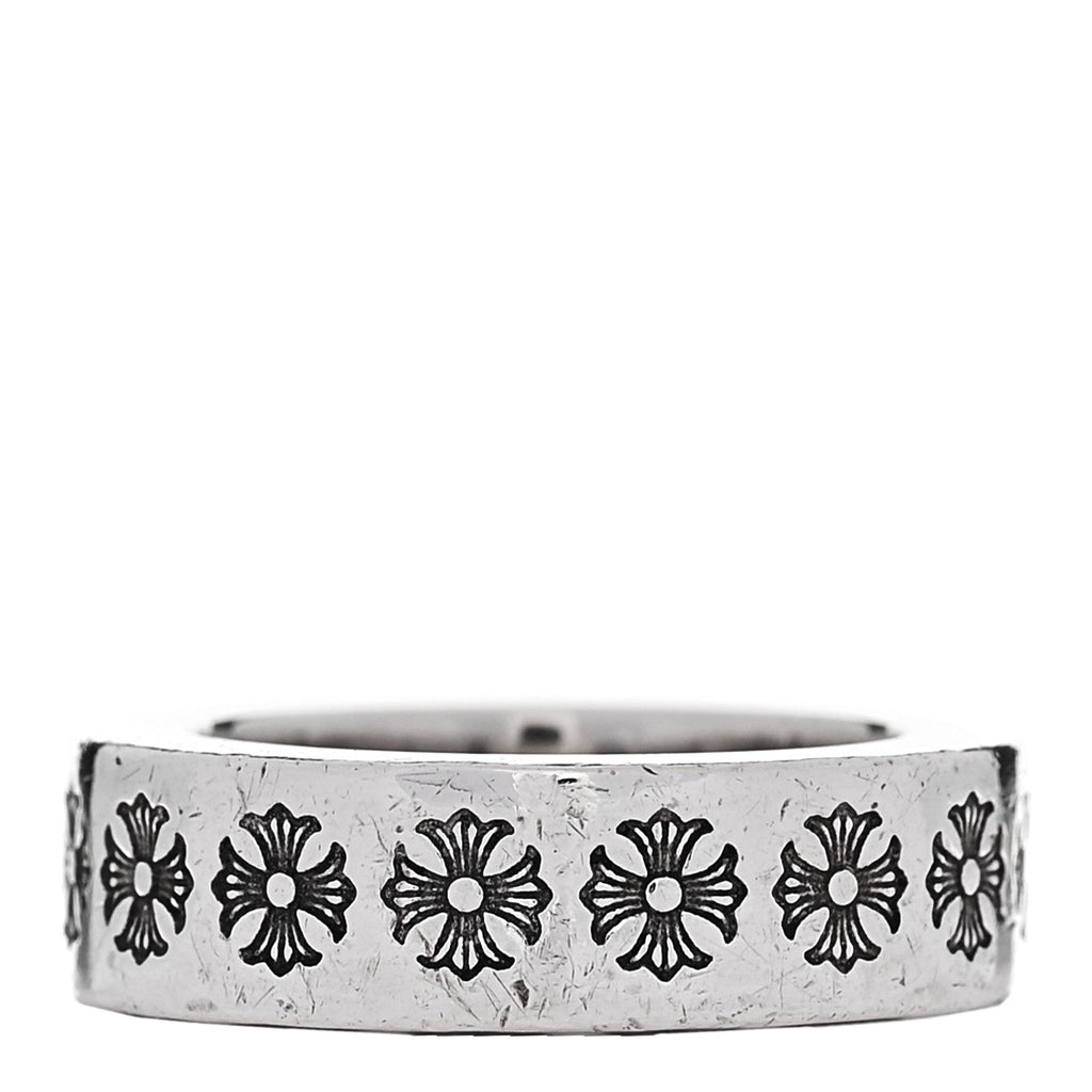 Sterling Silver Cross Fck You Spacer Ring 48 4.5