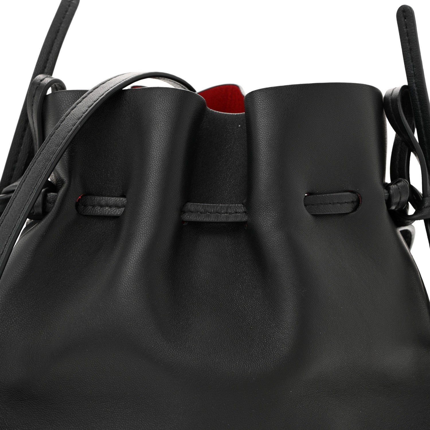 Lambskin Mini Protea Bag Black Flamma