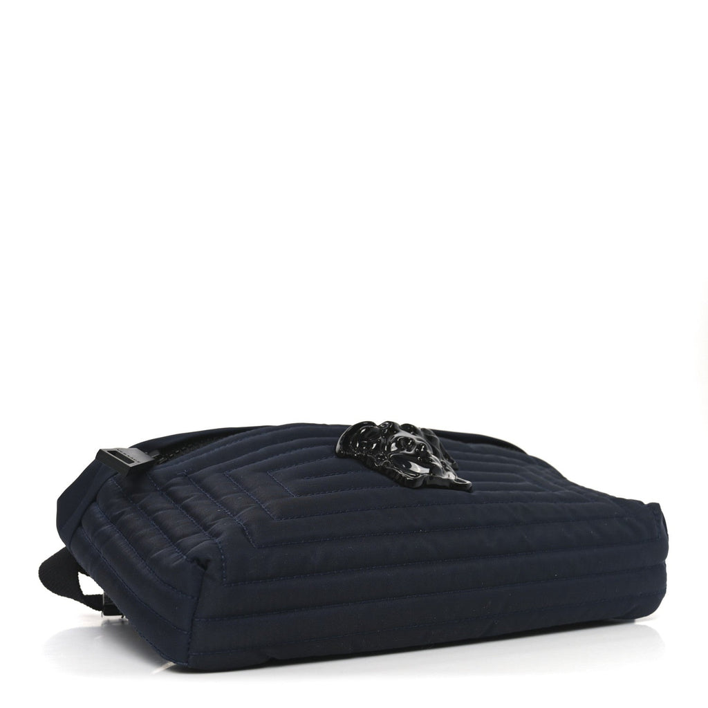 Nylon Palazzo Medusa Belt Bag Navy